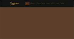 Desktop Screenshot of geddawayfarm.com